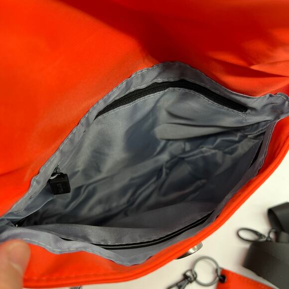 IHKWIP Foldover Saddle Crossbody with RFID Card Holder Blood Orange - Picture 15 of 16